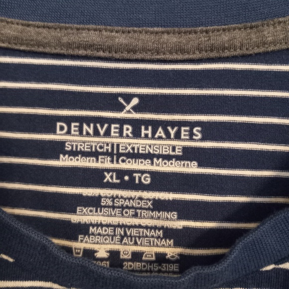 Denver Hayes Stretch Modern Fit T-Shirt- Men's- SZ XL - Picture 3 of 5